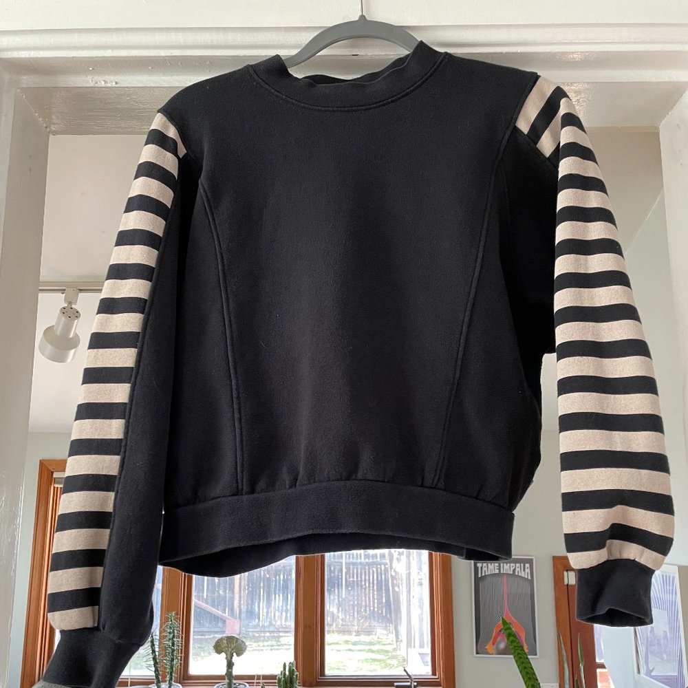 Brixton Women's Mock Neck Crewneck Small